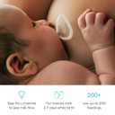 Munchkin Flow 20mm Nipple Shield for Breastfeeding Newborns, Silicone Nursing Nipple Shield with Visible Milk Flow Channel, Latch Support, Storage Sterilizer Case and Cleaning Syringe