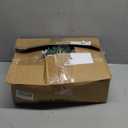 Jin&Bao 9FT Christmas Garland with Lights, 100 LED Prelit Green Snowy Pine Garland Christmas Decorations with Timer Function, 3AA Battery Operated Xmas Garland Fireplace Door Stairs Outdoor