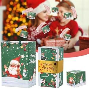 Mvsdiscv Christmas Surprise Gift Box for Birthday Anniversary Valentine Proposal (12 Bounces)