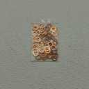 M10 Flat Washer Copper Sealing Ring, 10mm ID 16mm OD 1mm Thickness Metric Sealing Gasket, 75 Pieces