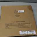 12"x12" Clear Acrylic Serving Tray with Golden Handles, Sturdy Huge Capacity Acrylic Trays for Coffee, Juice, Kitchen and Desk Organizer, Storage Tray (12"x12")