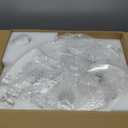 Ceiling Fans with Lights and Remote, 19.7'' Low Profile Ceiling Fan, 3000-6000K Dimmable Modern Flush Mount LED Fan Light, 6 Wind Speeds, White Fandelier Ceiling Fans for Bedroom