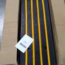 VEVOR Rubber Curb Ramp for Driveway 3 Pack, 15T Heavy Duty Sidewalk Curb Ramp, 48" Lx2.6 H Bridge Ramp for Garage for Low Cars, Wheelchairs, L.O.A. 12 FT