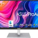 ASUS ProArt Display 27" Monitor PA278CV - WQHD (2560 x 1440), IPS, 100% sRGB, 100% Rec. 709, ΔE < 2, Calman Verified, USB Hub, USB-C, DisplayPort Daisy-Chaining, HDMI, Eye Care, Height Adjustable