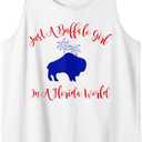 Just a Buffalo Girl In a Florida World Tank Top, XL