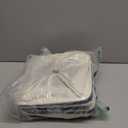 Univivi 13 inch Storage Baskets with Hard Bottom 4 Pack 13 x 13 x13 Cube Storage Bins Foldable Fabric Storage Bins for Shelves, Closet(Blue, Hard Bottom-13 Inch)