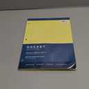 TOPS 63383 Double Docket Writing Pad, 8 1/2 x 11 3/4, Canary, 100 Sheets