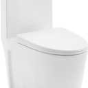 Swiss Madison SM-1T254 St. Tropez One Piece Toilet Dual Tornado Flush 0.8/1.28 GPF with Soft Closing Seat, Comfort Height