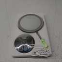 Lighted Makeup Mirror, 3000 mAh Rechargeable Double Sided Magnifying Vanity Mirror with 3 Colors, 1x/10x, 360° Rotation , Brightness Adjustable Magnification Cosmetic Light up Mirror, Women Gift (Chrome)