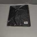 Samsill Professional Presentation 3 Ring Binder, View Binder with Clear Cover Sheet Window, 0.5 Inch Round Rings Hold 100 Sheets 8.5 x 11, Black