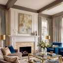 NICETOWN Taupe Velvet Curtains for Bedroom 84 inches Long, Rod Pocket & Back Tab Luxury Room Darkneing Window Treatments Vertical Heavyweight Winter Drapes for Living Room, W52 x L84, 2 Panels