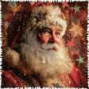 MEATRN Santa Claus Wooden Puzzles 479 Pcs Unique Shaped Holiday Wood Jigsaw Puzzle with Storage Box, Festive Family Game for Parents & Kids 15.9x15.9 Inch (Large)