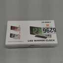 ORIA Projection Alarm Clock, LED Electronic Alarm Clock, 7.8" Mirror Desk Alarm Clock with Temperature, Adjustable Brightness, Snooze Mode for Bedroom, Office