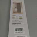 Accordion Door Curtain - 100% Light-Blocking Bedroom Door Curtain with Included Rod for Easy Installation, Suitable for Doorway Privacy Beige 53" W x 78" L