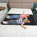 Grounding Mat for Bed, Grounding Mattress Pad Cover for Better Sleep, Earth Connected Mat for Feet with 15ft Grounding Cord (27"x78")