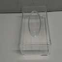 Square Clear Acrylic Tissue Box, Box Covers Rectangular, Bathroom Facial Napkin Box Holders, Table Clear Dryer Sheet Dispenser for Bathroom, Kitchen and Cars