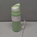 Tennis Insulated Stainless Steel Water Bottle with Straw for Sports and Travel, 32oz, Gifts for Tennis Lover Women Girls Friends Teens Birthday Christmas