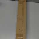 Weathered Wood Curtain Rods for Windows 28 to 48 1" Diameter Boho Decorative Heavy Duty Window Curtain Rod Adjustable with Handmade Wood Grain Design for Living Room Bedroom Kitchen Farmhouse