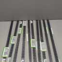 Alumicolor Aluminum Straight Edge with Center Finding Back, 24IN, Black 10 Pack
