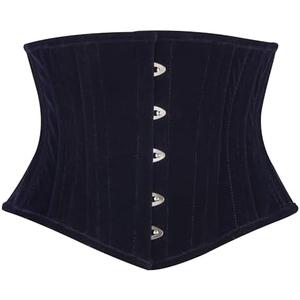 Cincnher Women's Waspie Corset Underbust Waist Training Steel Boned Corset, 7XL