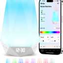 Sleep Sound MachinesWhite Noise Machine for Baby Sleeping with Night Light, Portable Sound Machine with 32 Soothing Sounds, 8 Night Light Colors, Timer, App Remote Control, Personal Sleep Routine