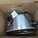 Hamilton Beach 6-Quart Slow Cooker with 3 Cooking Settings, Dishwasher-Safe Stoneware Crock & Glass Lid, Silver (33665G)