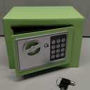 Yuanshikj Electronic Deluxe Digital Security Safe Box Key Keypad Lock Home Office Hotel Business Jewelry Gun Cash Use Storage (Light Green 17E)