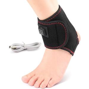 Electric USB Heated Ankle Wrap Heating Pad Heated Ankle Warm Therapies Ankle Brace with Three Grade Heat Setting