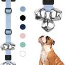 BLUETREE Dog Bells to Go Outside Dog Door Bell Premium Quality Buckle Adjustable Dog Bell Dog Attached to doorknob or Anywhere Near The Door, Length and Height Adjustable