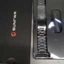 SUNFWR Compatible with Apple Watch Band 44mm 45mm 42mm 46mm 49mm for Men Women, Stainless Steel Metal iWatch Band for Apple Watch Series 11/10/9/8/7/6/5/4/3/2/1/SE/SE2/SE3 Ultra3/2/1 (No case) (Black)