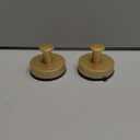 Suction Cup Hooks for Shower, Bathroom, Glass Door, Mirror, Tile - Loofah, Towel, Coat, Robe for Hanging up to 15 lbs  Brushed Gold, Matte Chrome Nickel, Black - 2 pack (Brushed Gold)