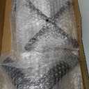 AMAGABELI GARDEN & HOME 5 Pieces Fireplace Tools Set Indoor Wrought Iron Fire Place Pit Large Poker Wood Stove Log Firewood Tongs Holder with Handles Modern Black Outdoor Accessories Kit, Black 