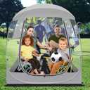 All Weather Sport Tent - Instant Pop Up Bubble Tent with Ventilation Ports and Removable Top Cover - Clear Weather Proof Pod Sun Shelter for Outdoor Activities