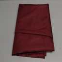 Biscaynebay Textured Fabric Christmas Table Cloth Rectangle 60x84 Inches, Red Water Resistant Spill Proof Tablecloths for Dining, Kitchen, Wedding and Parties, Machine Washable