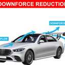 Upgrades Wing Car Spoiler, 43.3" GT Aluminum Wing Adjustable Universal Lightweight Rear Spoiler, Black Hatch Aluminum Single Deck fit Racing Spoiler BGW/JDM Drift