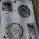 Pendant Light Fixtures, 7inch Modern Glass Pendant Light, 2 Pack Brass Color Kitchen Island Pendant Lights, Height Adjustable Pendant Lighting