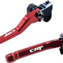 New CNC Motorcycle Billet Foldable Pivot Clutch Brake Lever Handle For CR125R CR 125 R 04-07 CRF250R CRF 250 R CRF450R 04-06 CRF250X 04-17 CRF450X 05-17 Dirt Bike pit bike