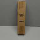 Black Wrap Around Curtain Rods:5/8" Small Blackout Adjustable Window Curtain Rod for Bedroom Kitchen Apartment Renter Friendly,Room Darkening Curved Drapery Rods Easy Install,Matte Black 28-60"