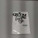Groom to Be Cake Topper - Black Glitter Wedding Shower Engagement Party Cake Decor Sign - Groom Wedding Party Supplies