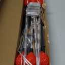 YUNVI 6 Pack Valentine's Day Pathway Lights,8 Modes LEDs Red Heart Stake Light with Timer Valentine Walkway String Lights Markers for Outdoor Backyard Patio Lawn Garden Party Decoration