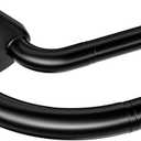 Abiglifty Double Curtain Rods 48 to 84 Inches, Wrap Around Curtain Rods, Extendable Double Curtain Rods for Windows, Room Darkening Double Drapery Rod, Black