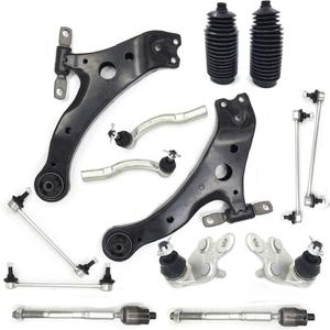 waltyotur Front Lower Control Arm Tie Rods 14pc Replacement for Toyota Camry 2007 2008 2009 2010 2011