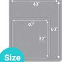 Conkote Reusable Pee Pads for Dogs Extra Large 60" x 48" Puppy Playpen Mat, Washable Pee Pads Heavy Absorbency Waterproof Dog Training Pads Non-Slip for Housebreaking, Whelping, Potty, Crate