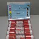 6 Packs Christmas Table Christmas No Snap Crackers with Wind up Santa Paper Hat Holiday Xmas Table Supplies Racing Game for Adults