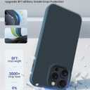 for iPhone 15 Pro Case Liquid Silicone Slim Shockproof Protective Cover 6.1 Inch Anti-Scratch Drop Protection,Deep Navy