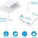 8 x Adhesive led Strip Lights Tape Clips White 50Pcs, Suitable for 10mm Wide LED Lights