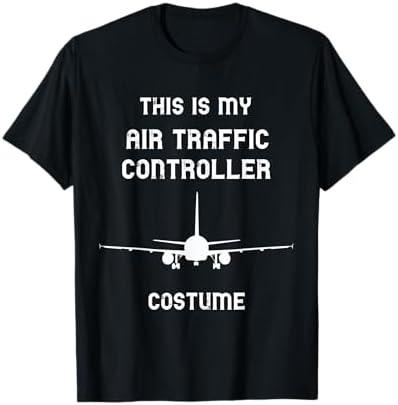 This Is My Air Traffic Controller Costume Airplane Control T-Shirt ,Medium