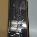 Soobest LED Digital Wall Clock with Seconds, Electric Clock Plug Auto DST Dimmer LED Large Display 10 Inches (White)