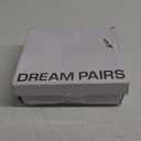 DREAM PAIRS High Heels Chunky Block Platform Heels for Women Ankle Strap Sexy Open Square Toe Heels Dressy Pumps Sandals (7.5, Black)