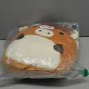 Highland Cows Plush Pillow 14'' Cute Highland Cow Stuffed Plushies Toys Soft Fluffy Cow Plush Pillow for Birthdays Day Valentines Day Gift